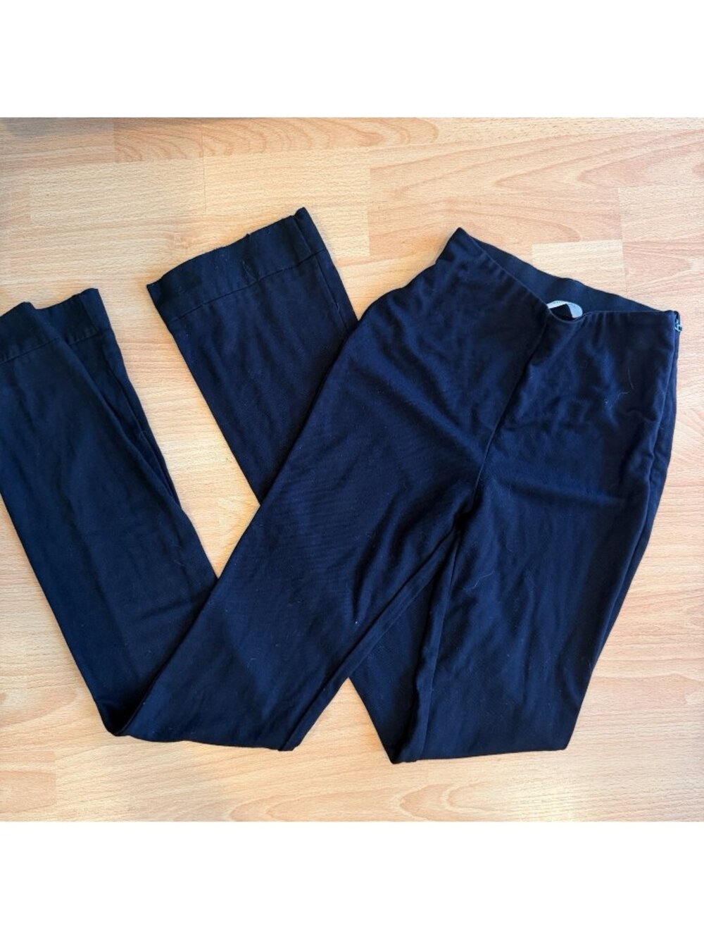 Anine bing Black XS Tall Pants Elastic Waist And Zipper